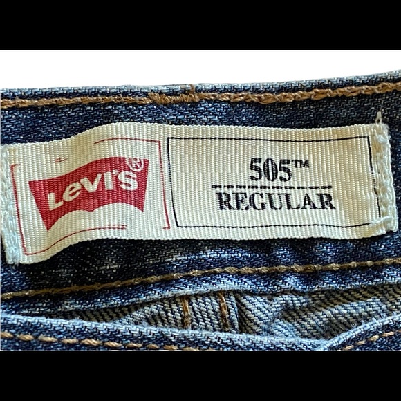 Levi Strauss 505 jeans Size 18 Slim 27”x29” Medium Wash - Picture 6 of 10